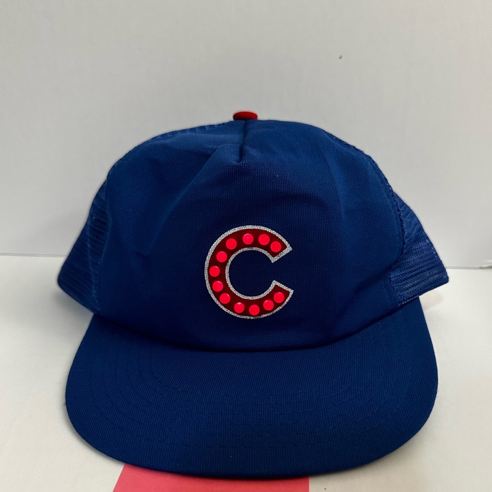 Chicago Cubs Hat flashing lights vintage super rare!